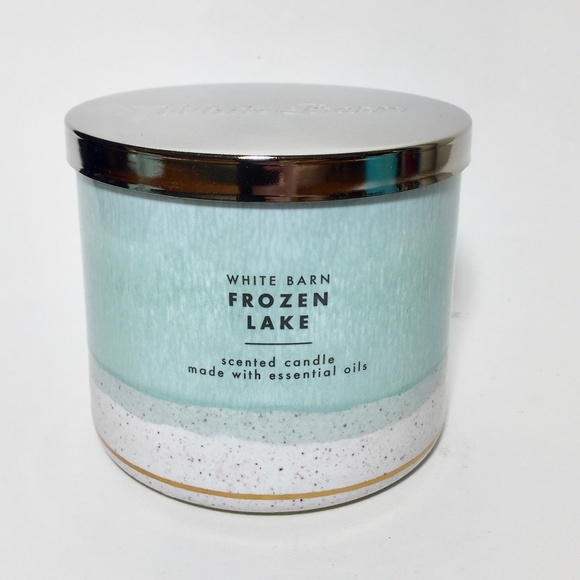 Bath Body Works Accents Frozen Lake 3 Wick Candle Poshmark